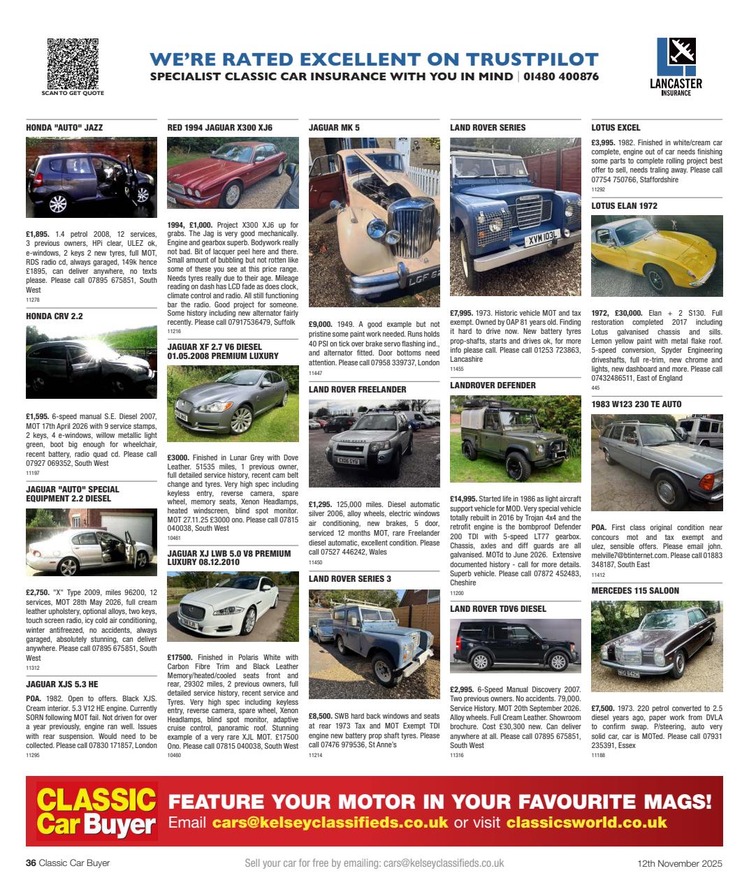 Classic Car Buyer Preview Pages