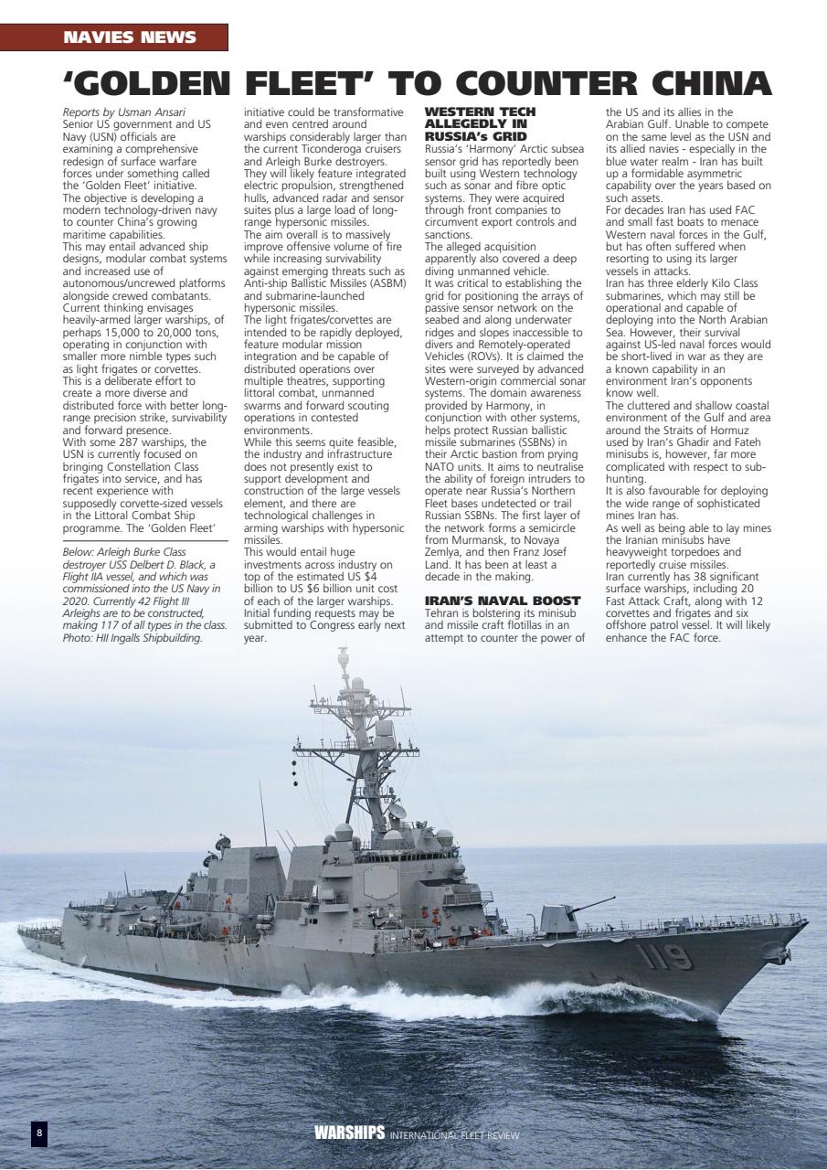 Warships International Fleet Review Preview Pages