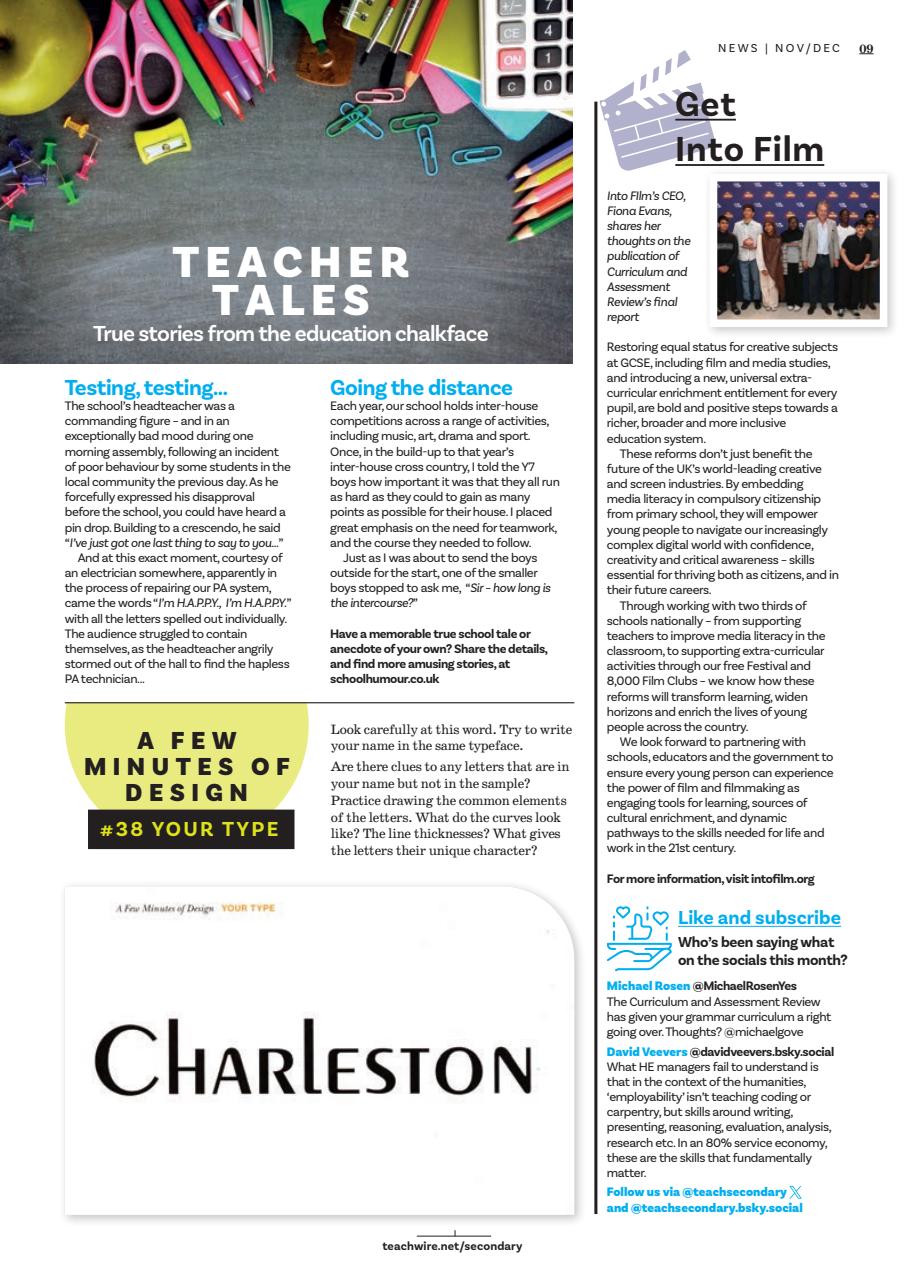 Teach Secondary Preview Pages