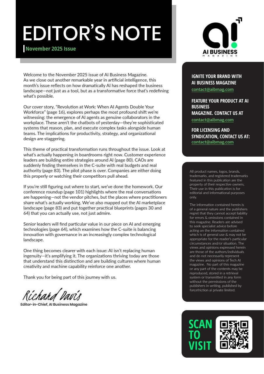 AI Business Magazine Preview Pages