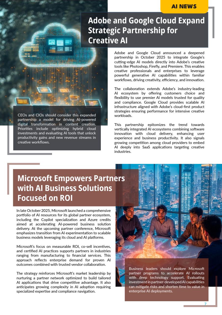 AI Business Magazine Preview Pages