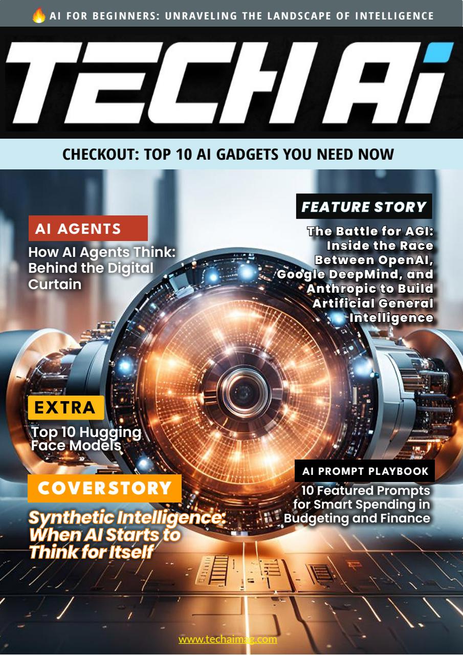 Tech AI Magazine Preview Pages