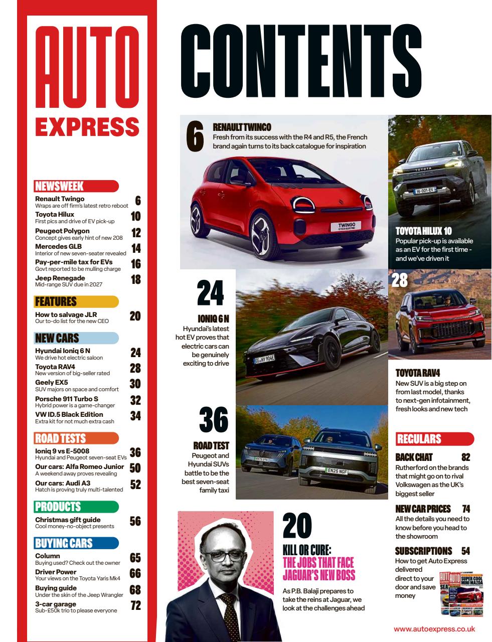 Auto Express Preview Pages