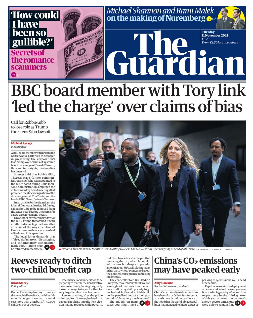 The Guardian Newspaper Preview Pages