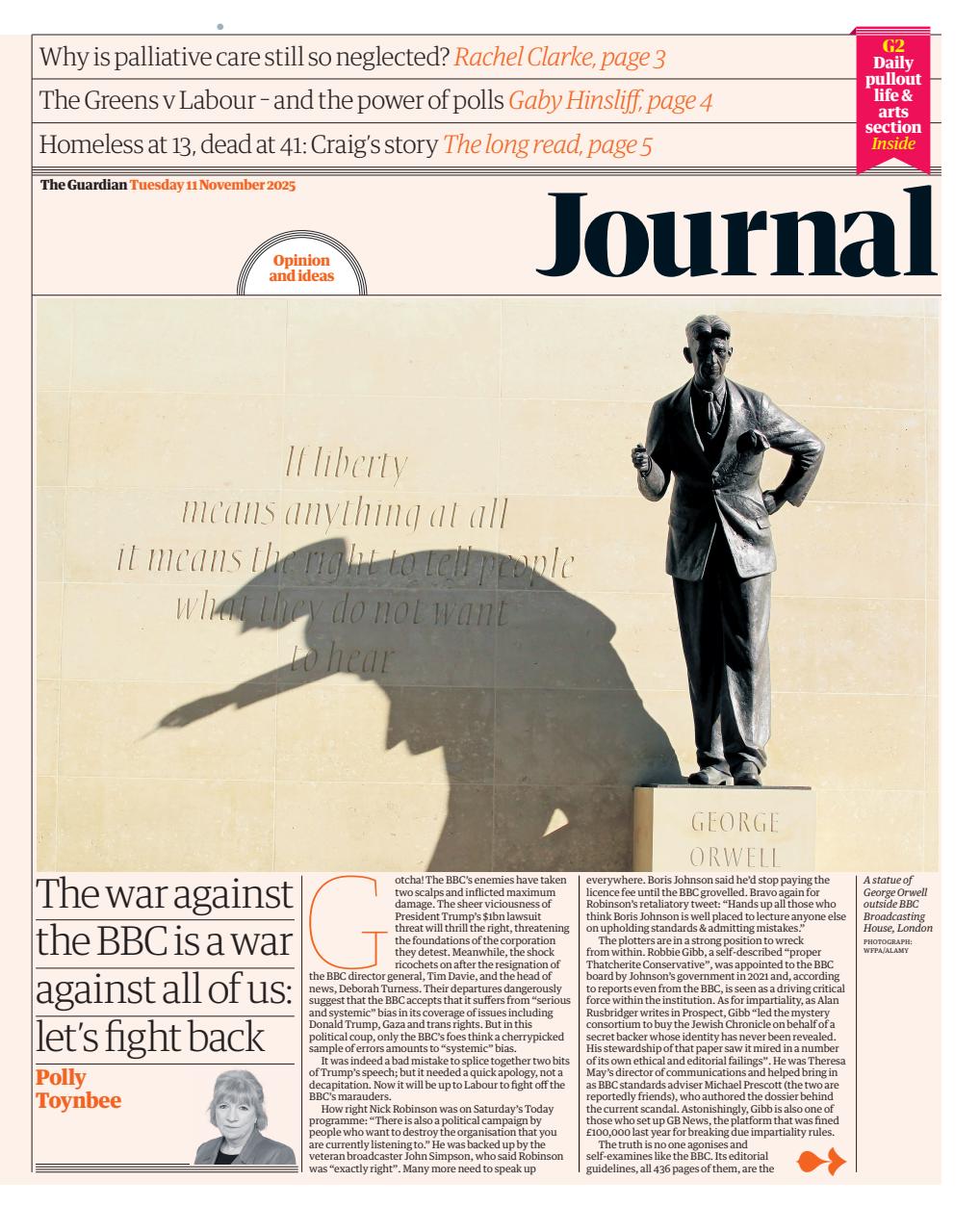 The Guardian Newspaper Preview Pages