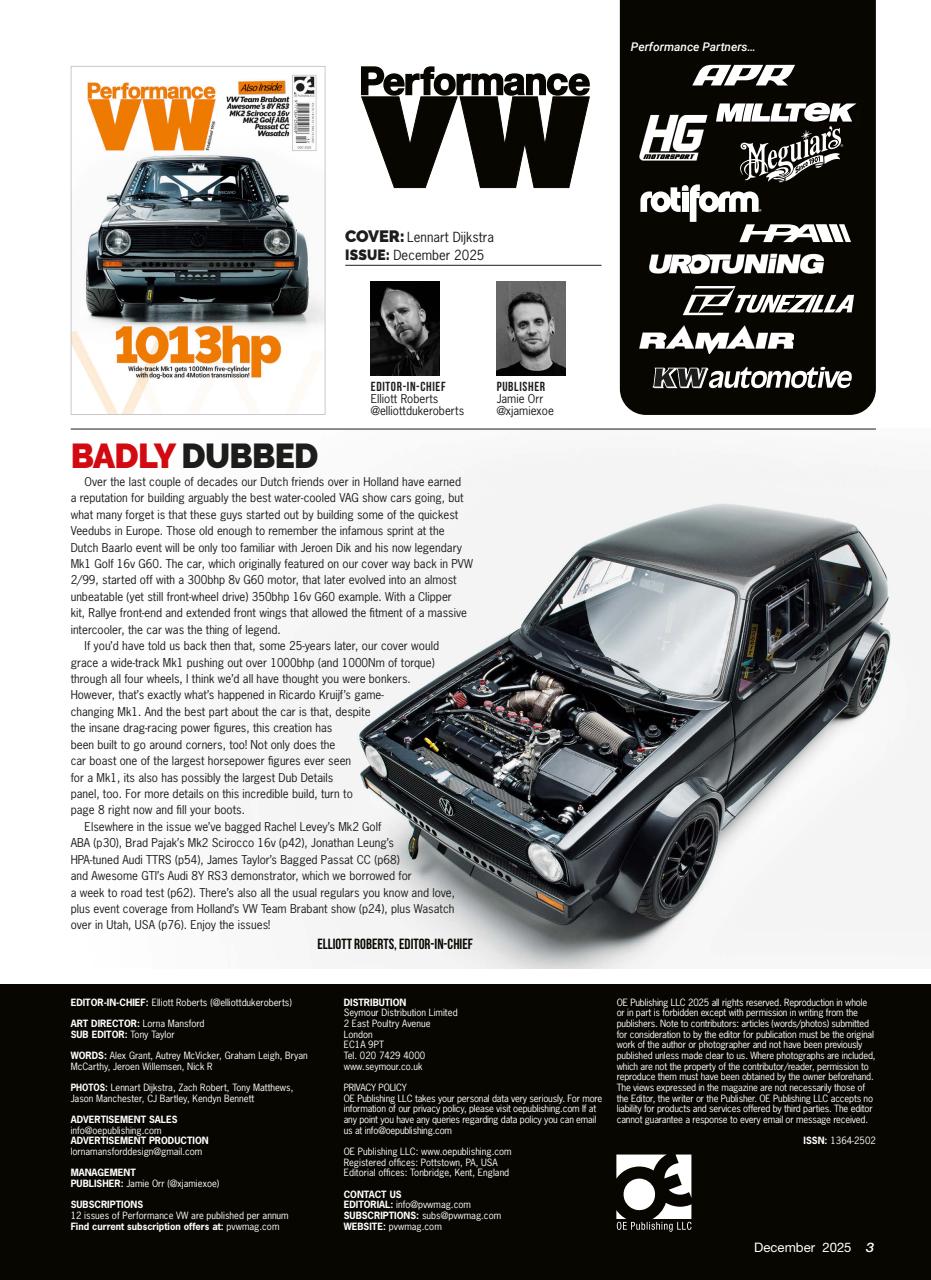 Performance VW Preview Pages