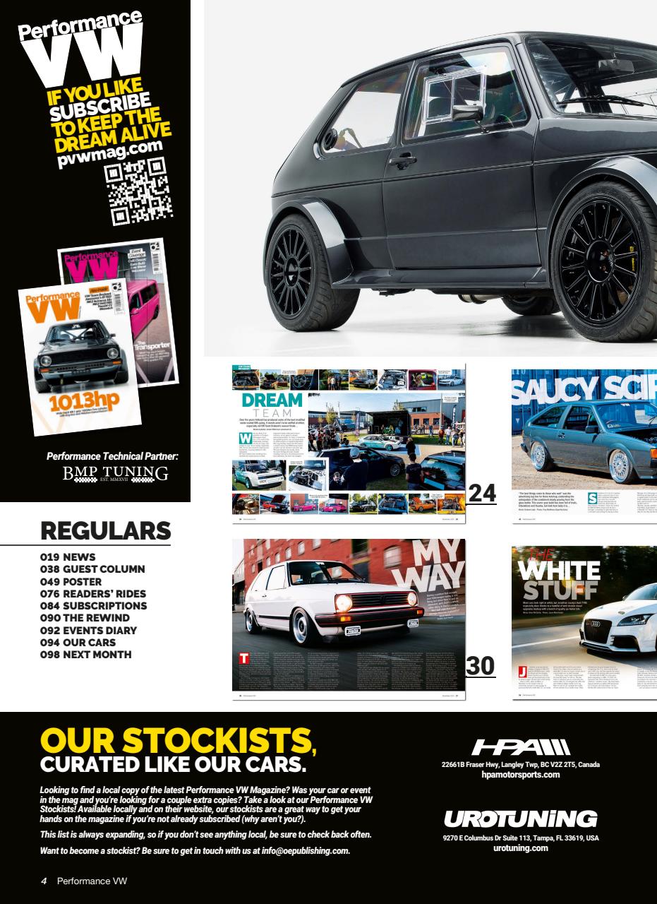 Performance VW Preview Pages