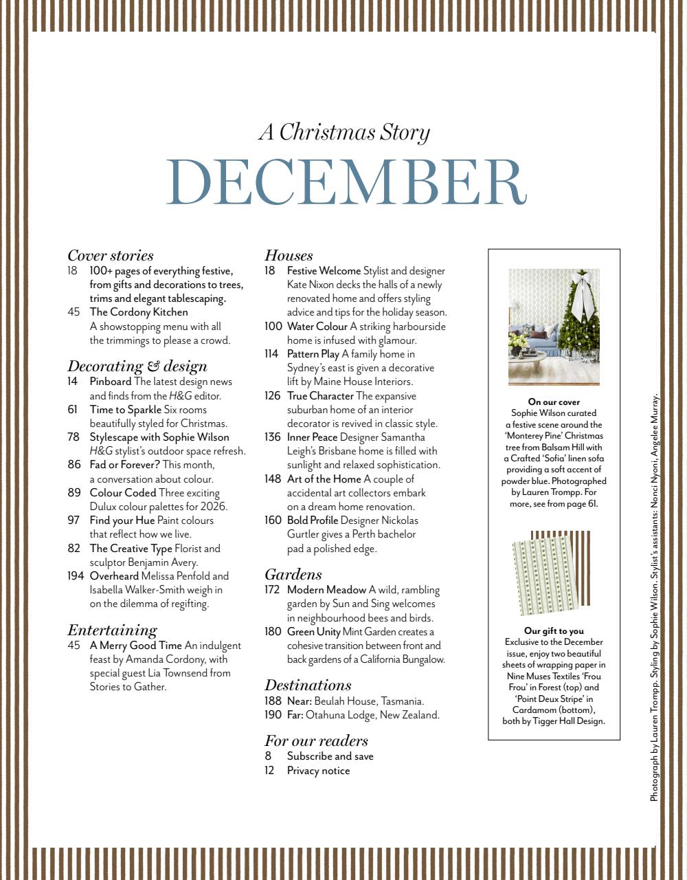 Australian House and Garden Preview Pages