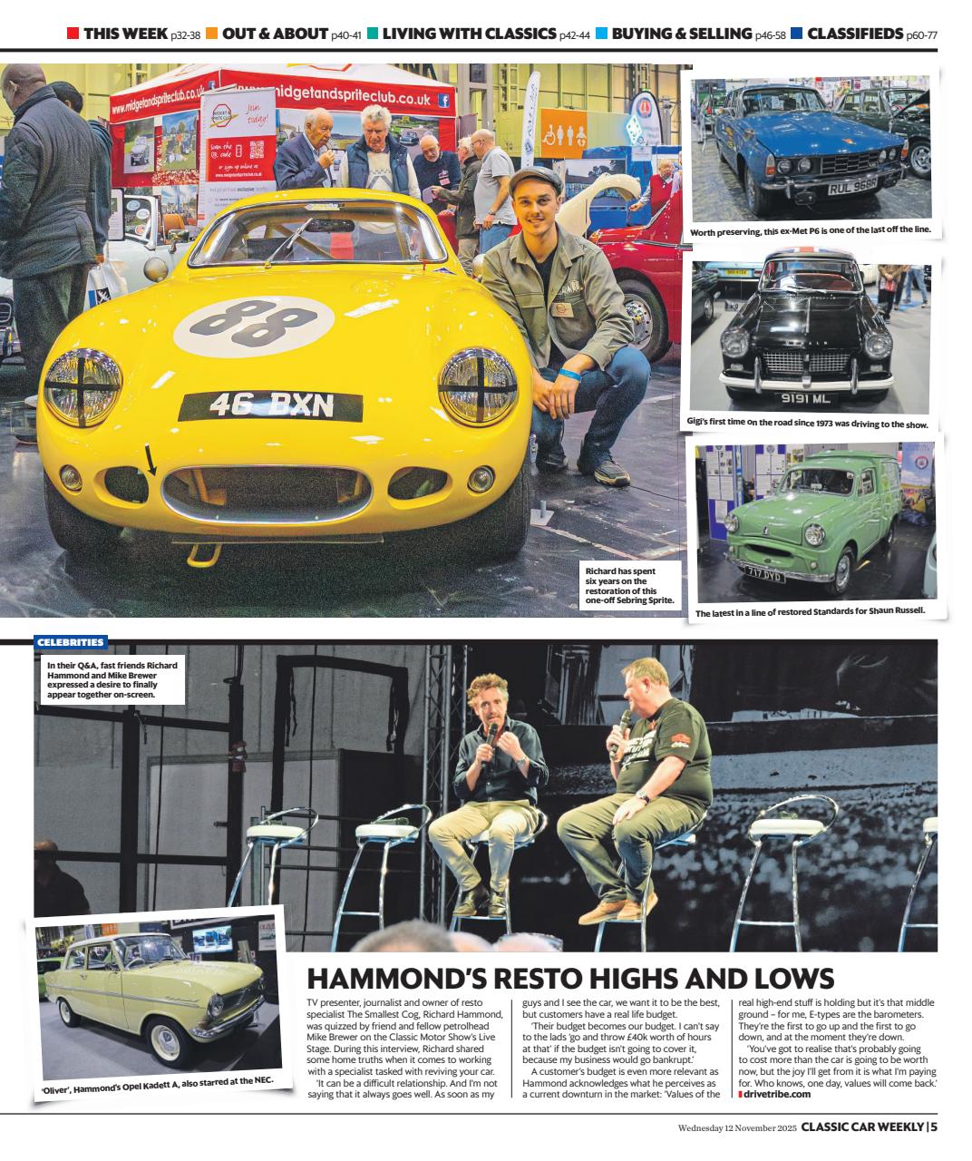 Classic Car Weekly Preview Pages