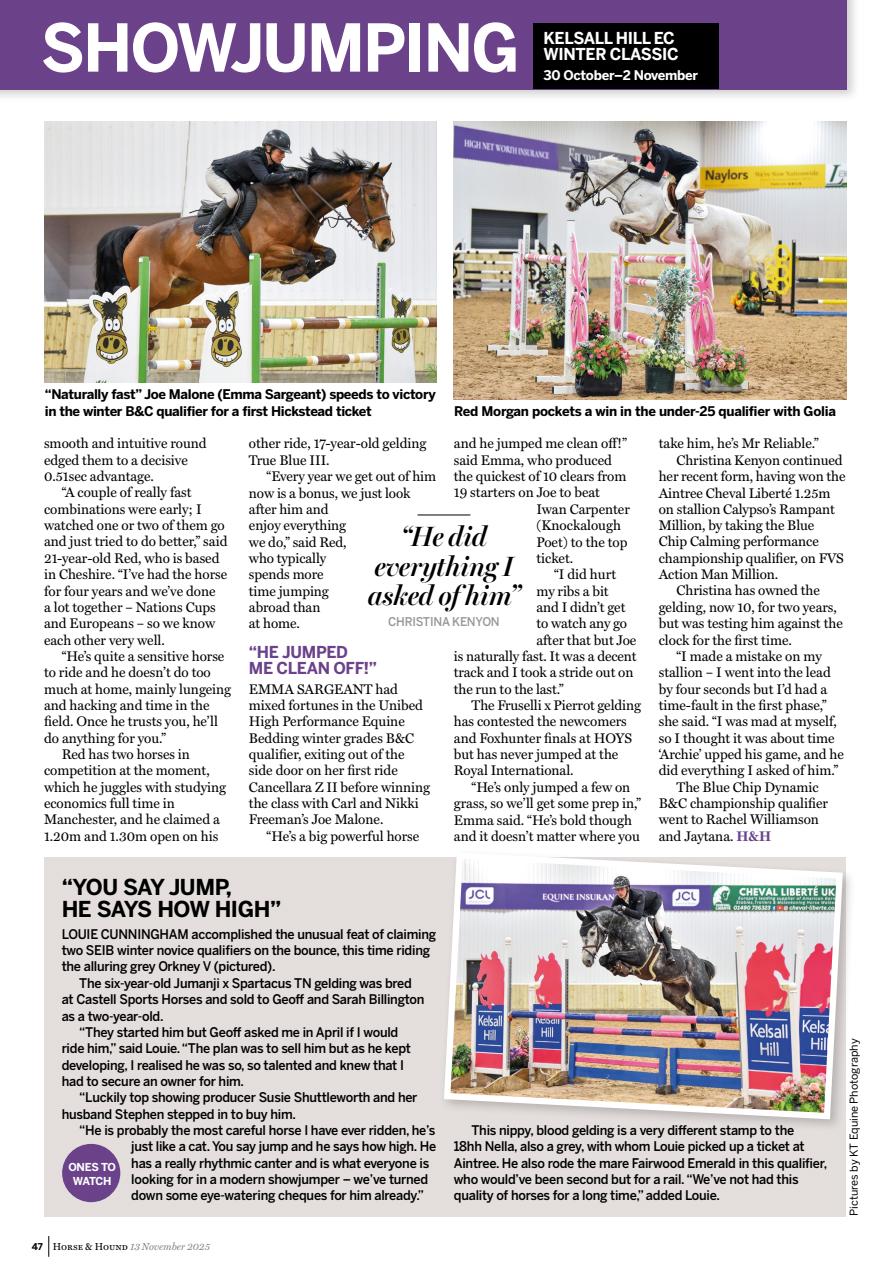 Horse & Hound Preview Pages