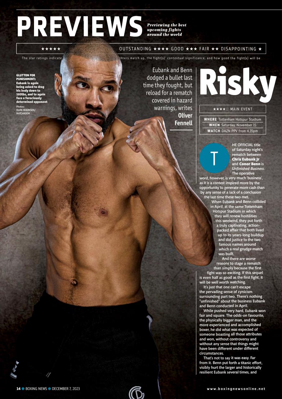 Boxing News Preview Pages