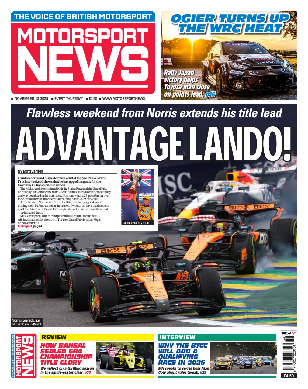 Motorsport News Preview Pages