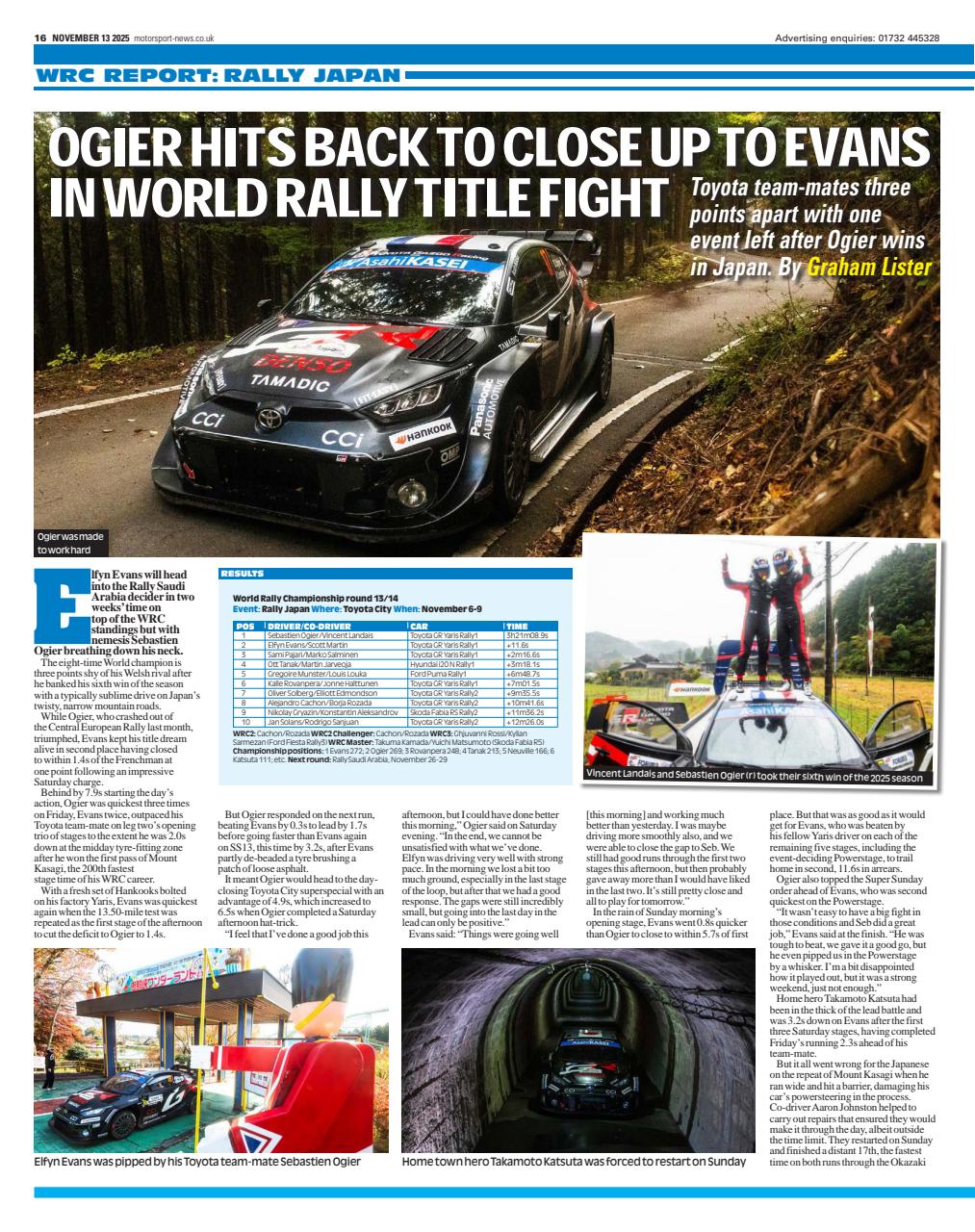 Motorsport News Preview Pages