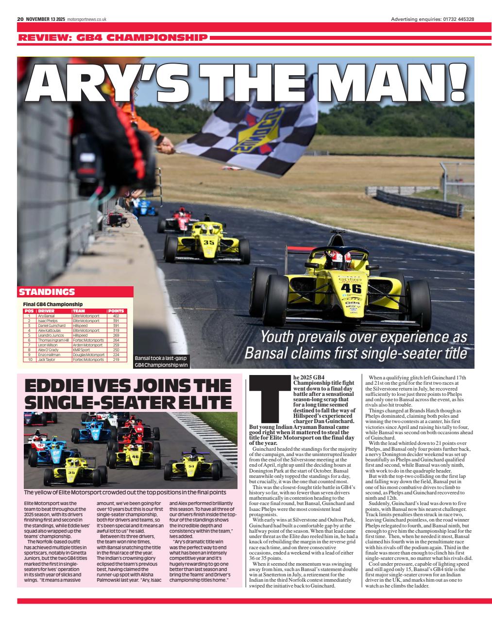 Motorsport News Preview Pages