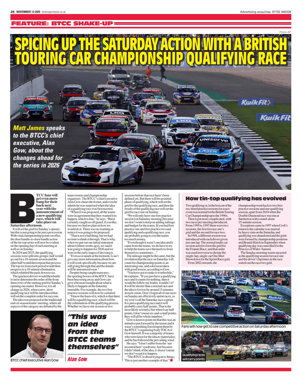 Motorsport News Preview Pages