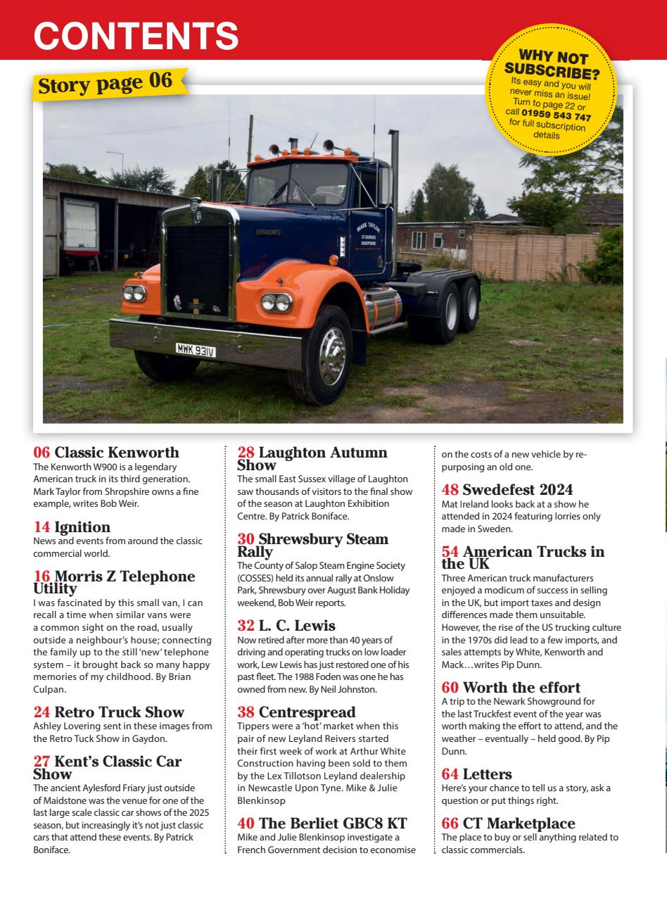 Classic Truck Preview Pages