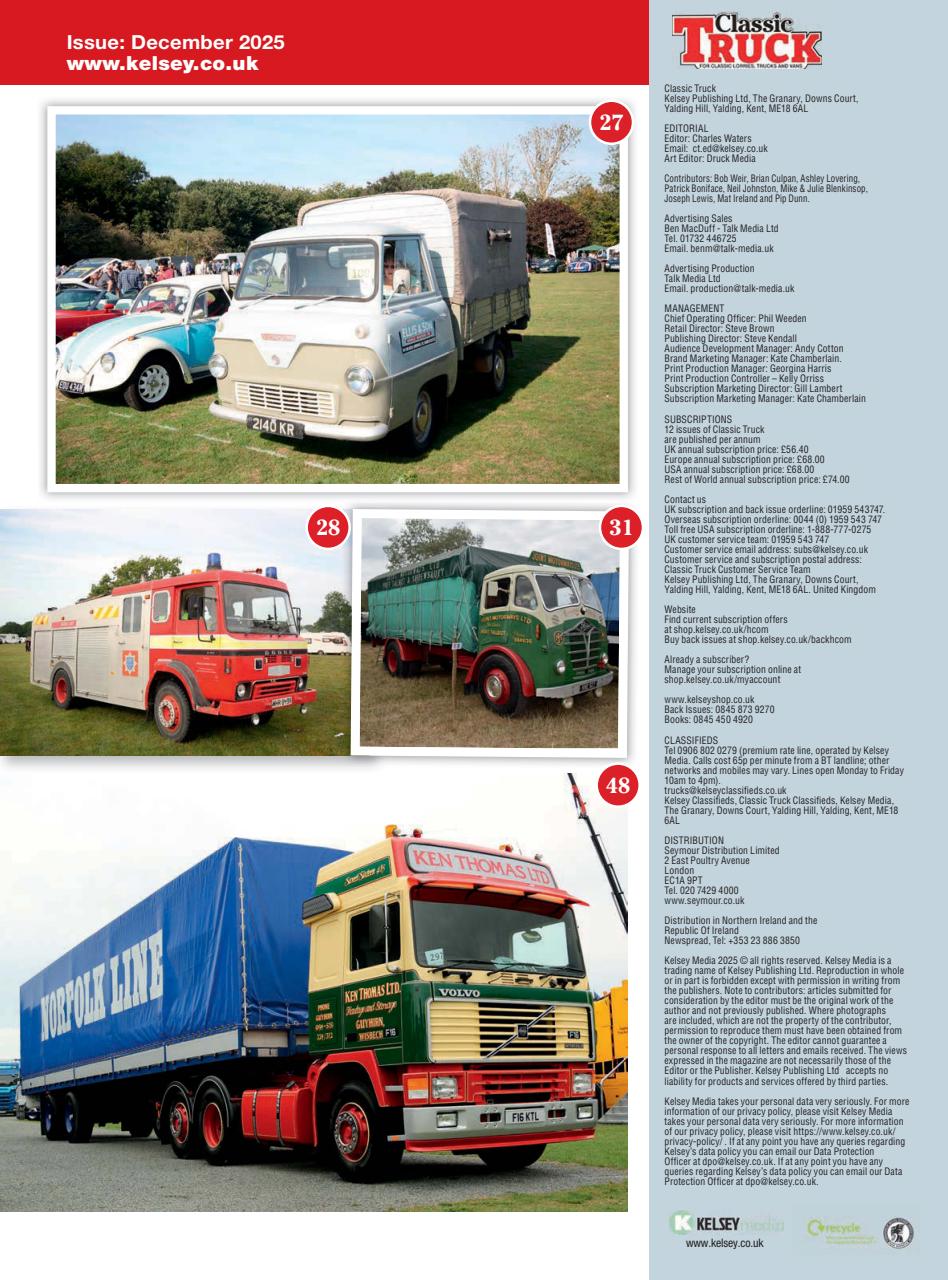Classic Truck Preview Pages