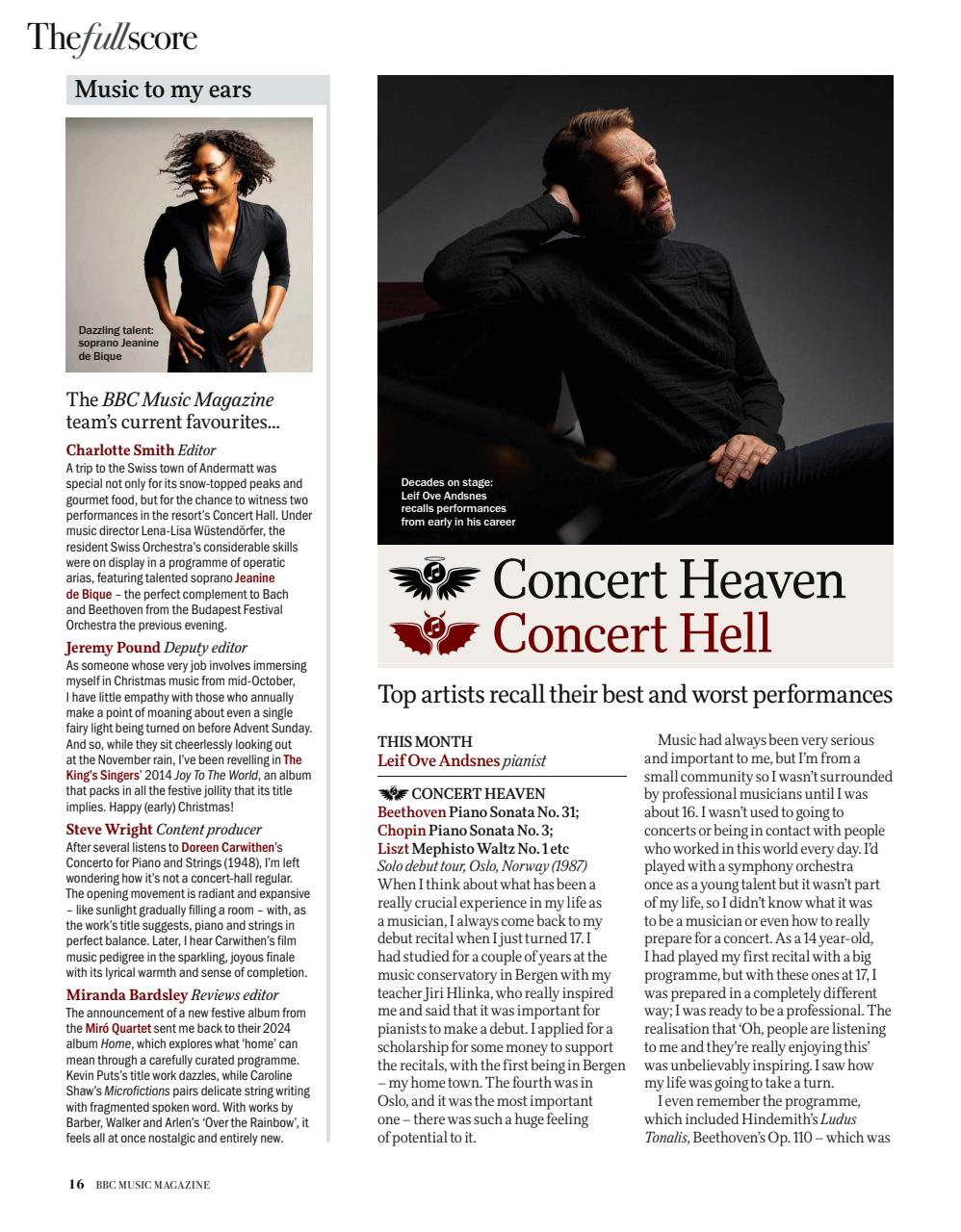 BBC Music Magazine Preview Pages