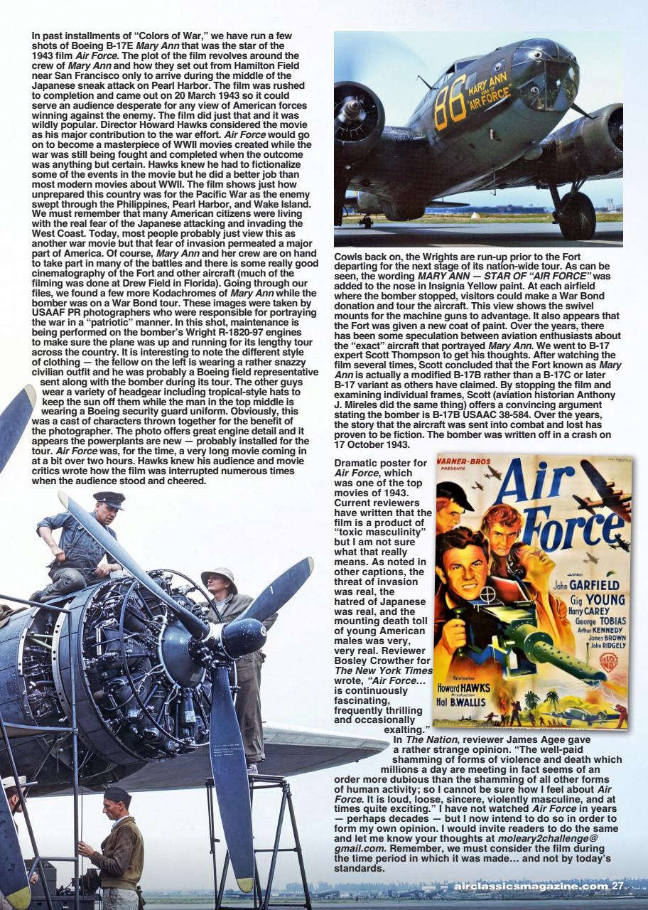 Air Classics - Where History Flies Preview Pages