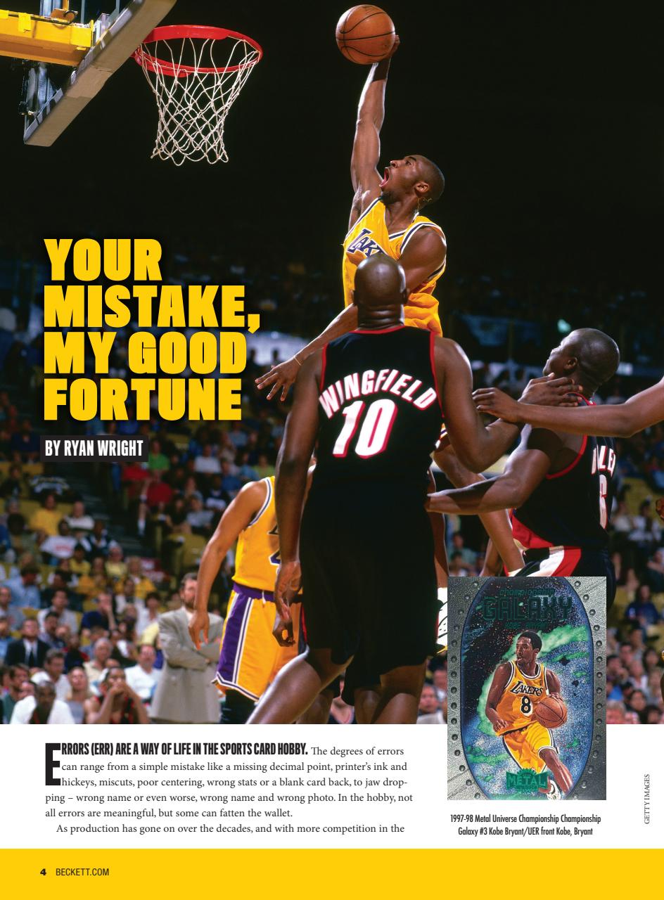 Beckett Basketball Magazine Preview Pages