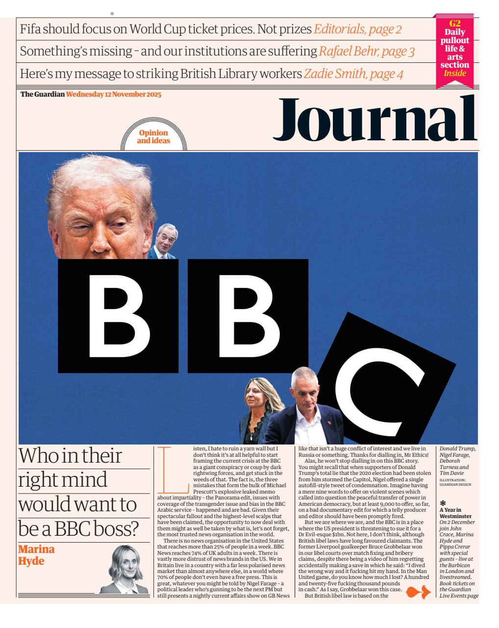 The Guardian Newspaper Preview Pages