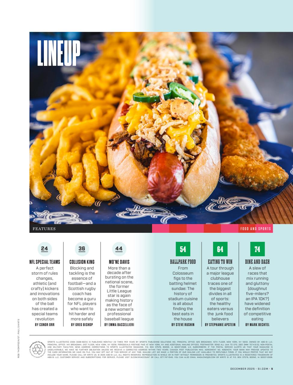 Sports Illustrated Preview Pages