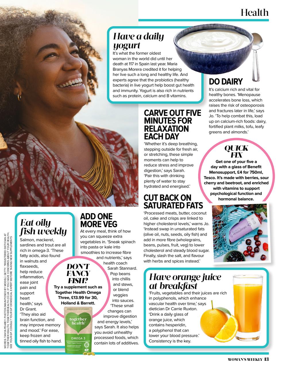 Woman's Weekly Preview Pages