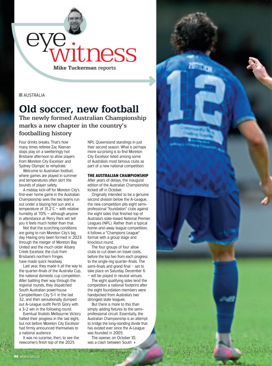 World Soccer Preview Pages