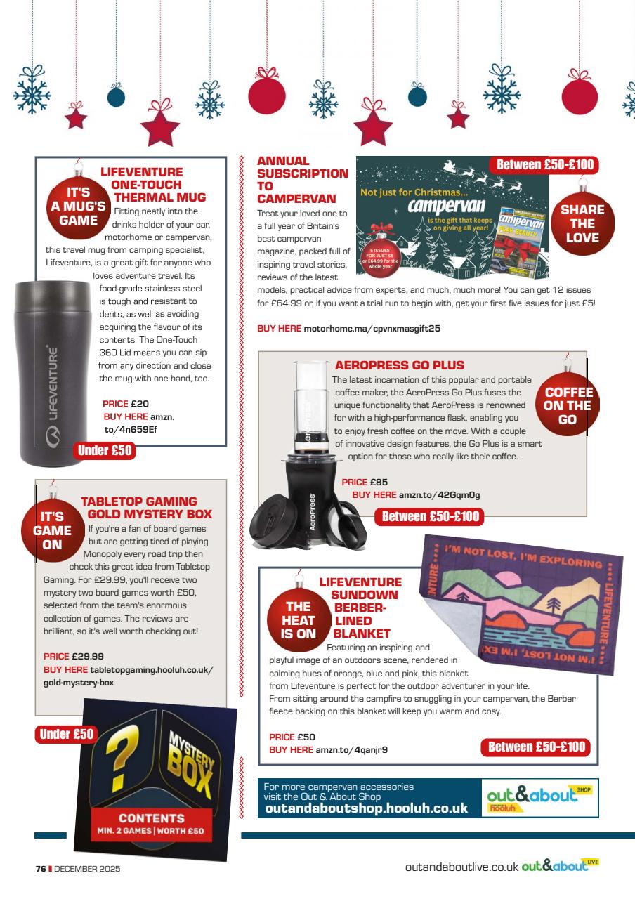 Campervan Preview Pages