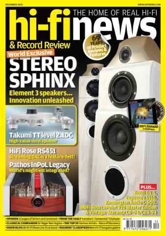 Hi-Fi News issue December 2025