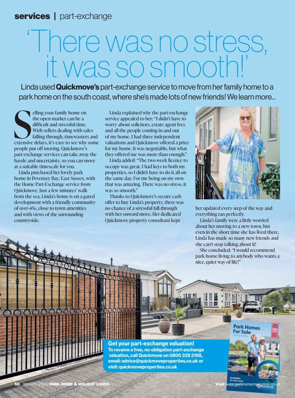 Park Home & Holiday Living Preview Pages