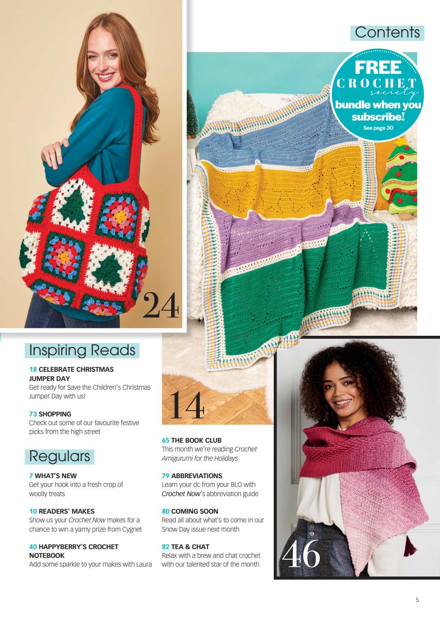 Crochet Now Magazine Preview Pages