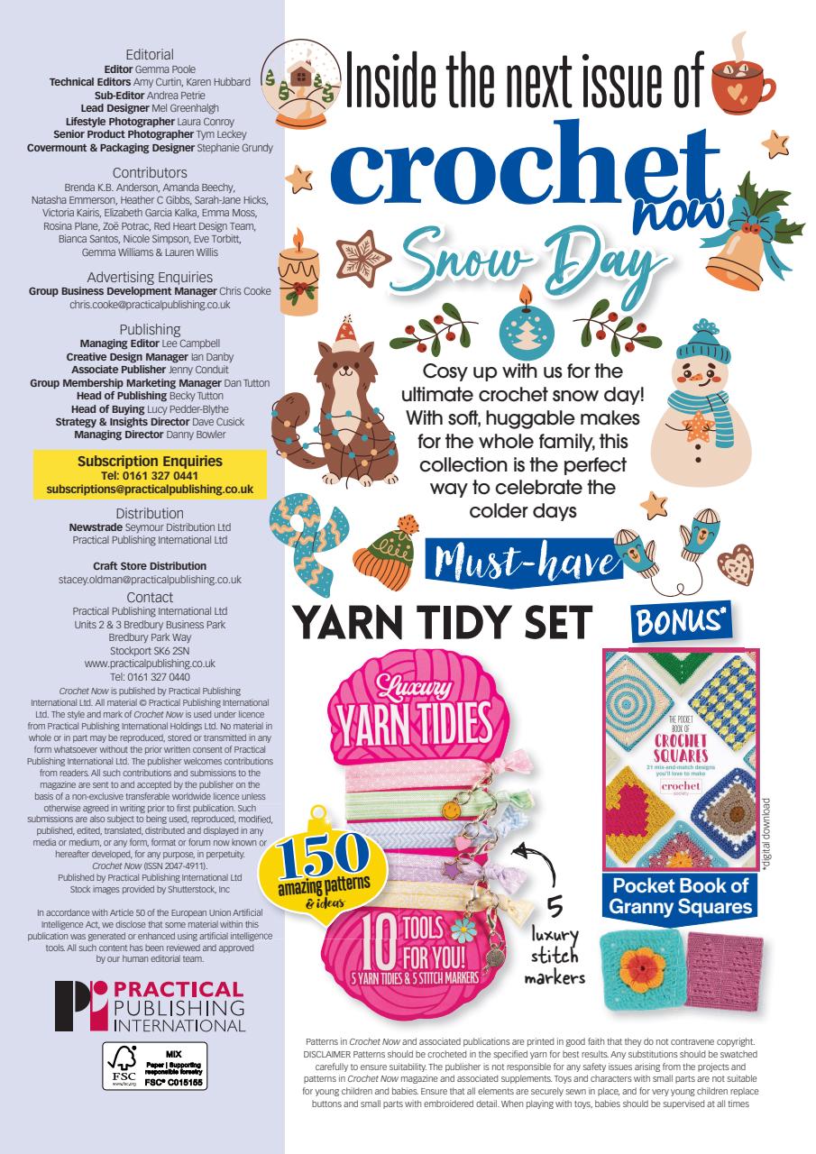 Crochet Now Magazine Preview Pages