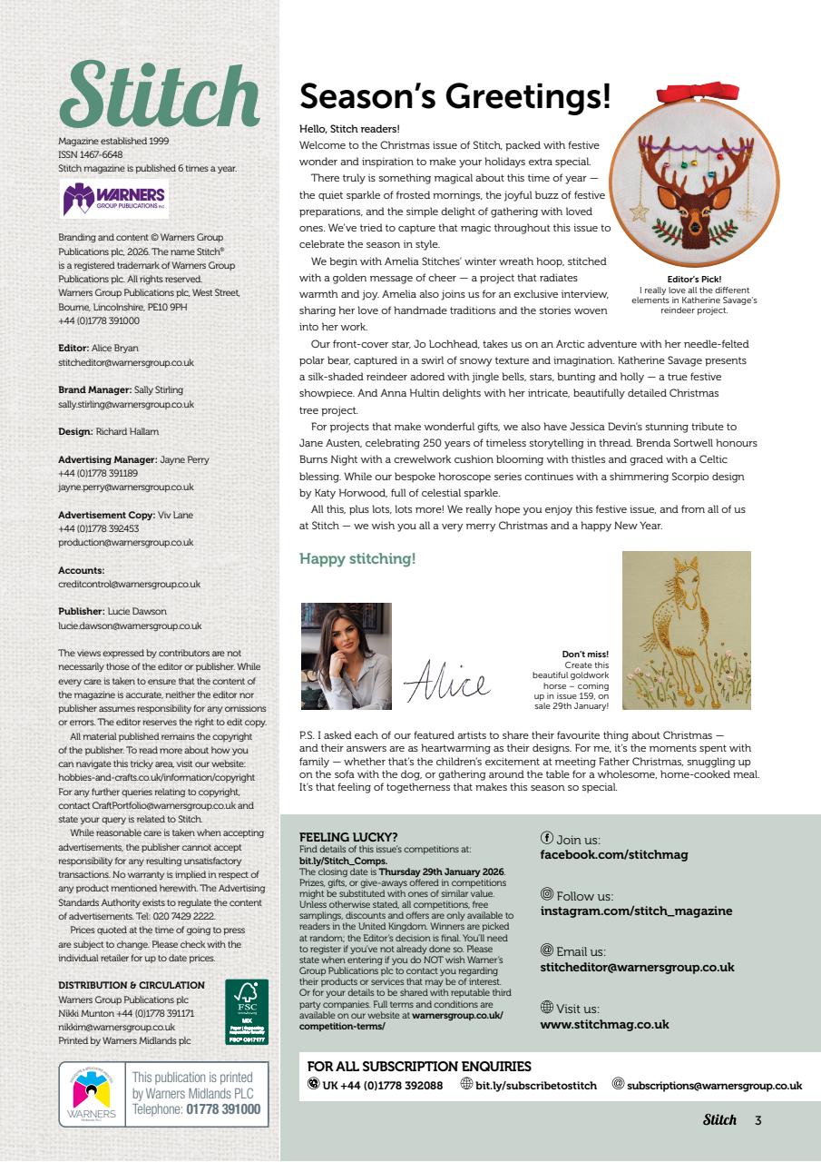 Stitch magazine Preview Pages