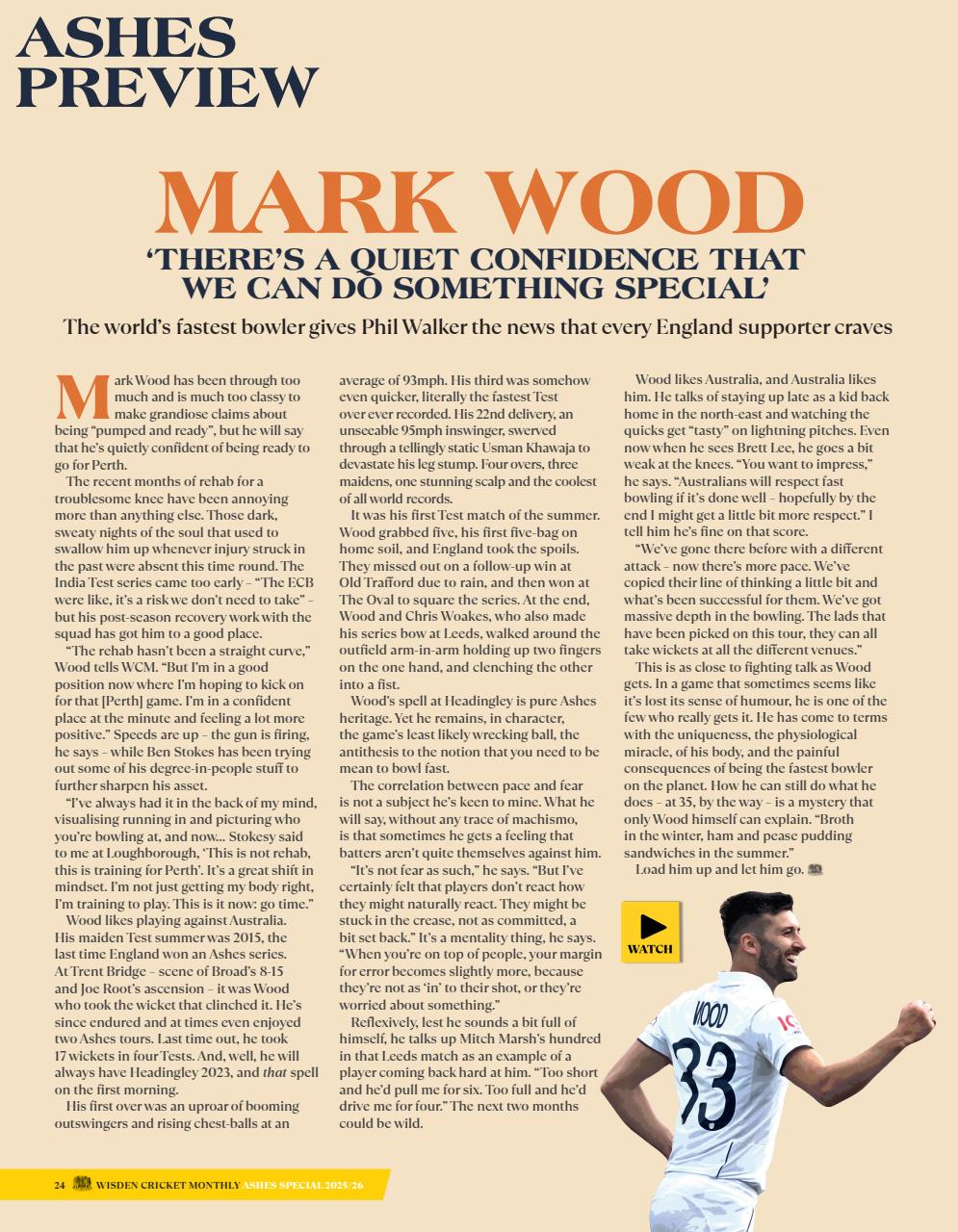 Wisden Cricket Monthly Preview Pages