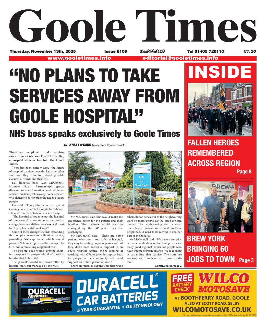 Goole Times Preview Pages