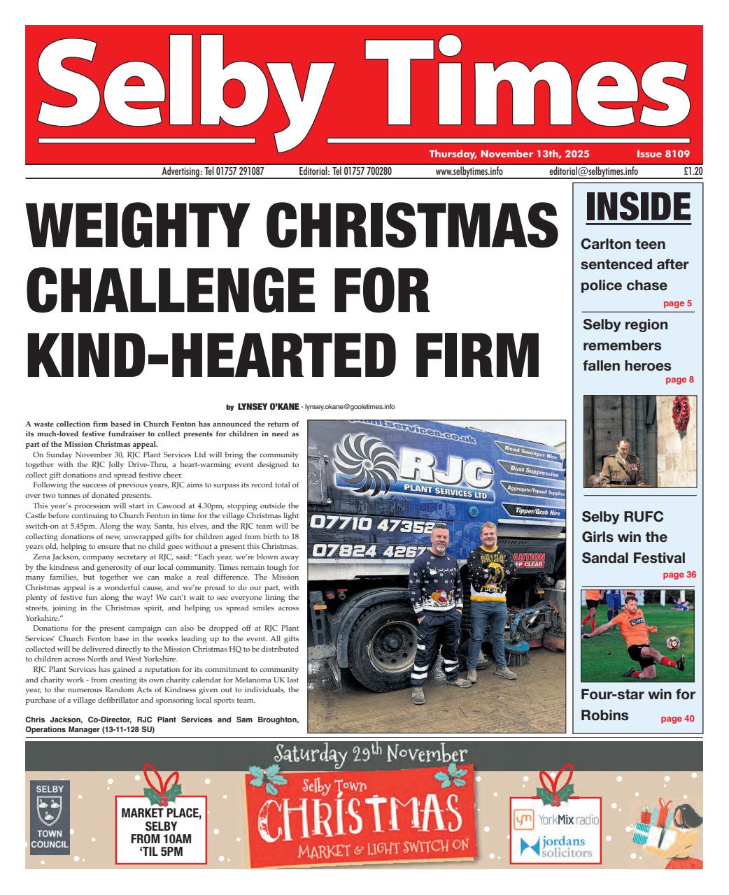Selby Times Preview Pages