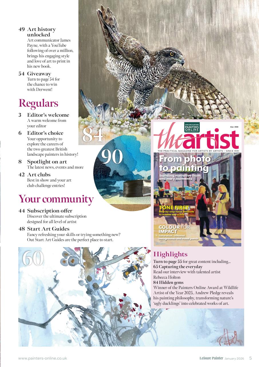 Leisure Painter & The Artist Preview Pages