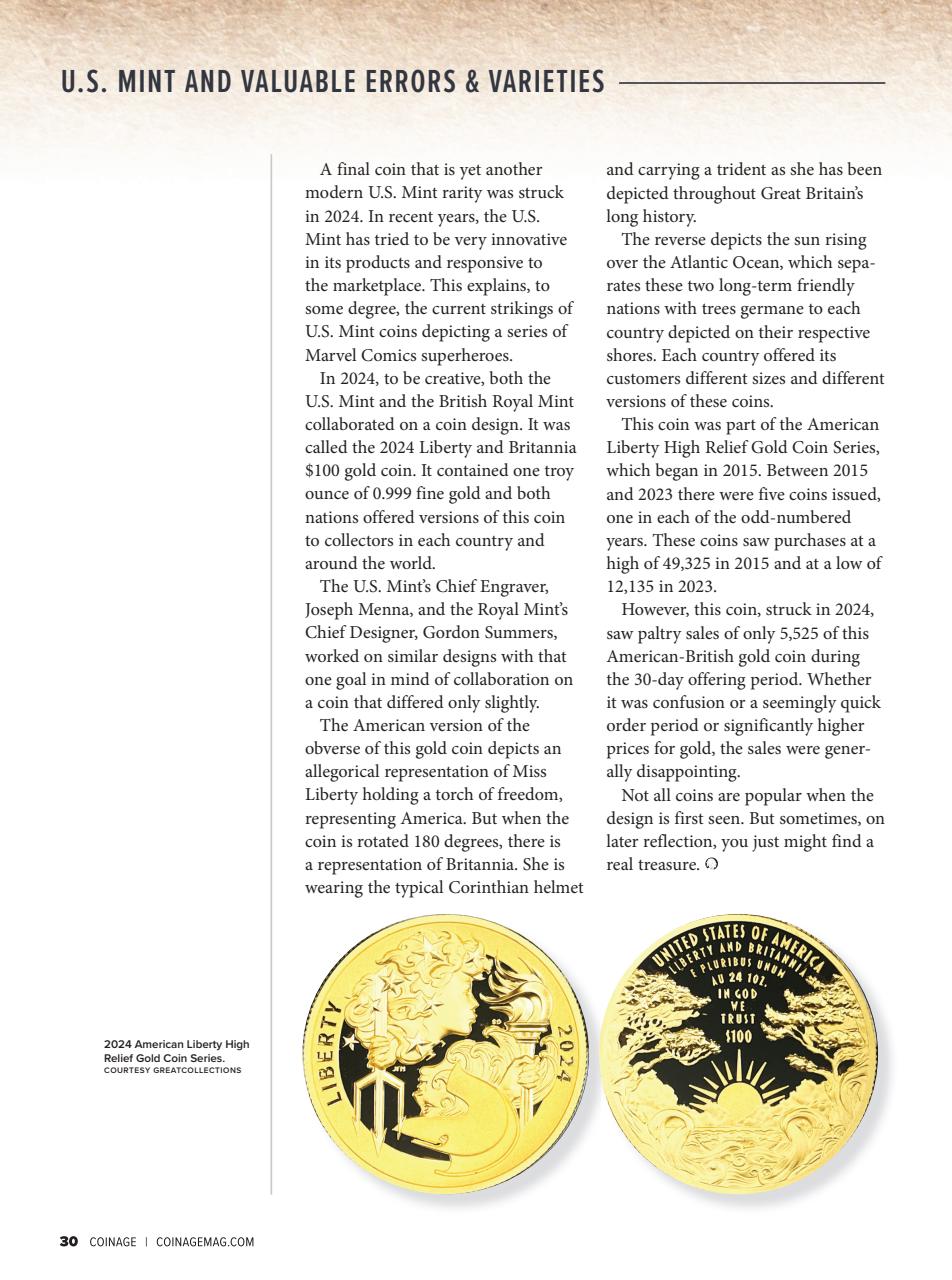 COINage Magazine Preview Pages
