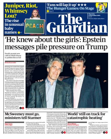 The Guardian Newspaper issue Thursday, 13 November 2025