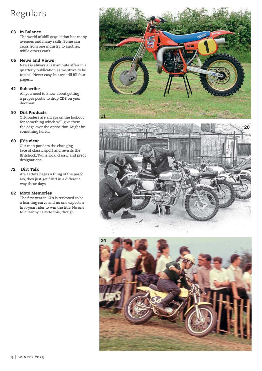 Classic Dirt Bike Preview Pages