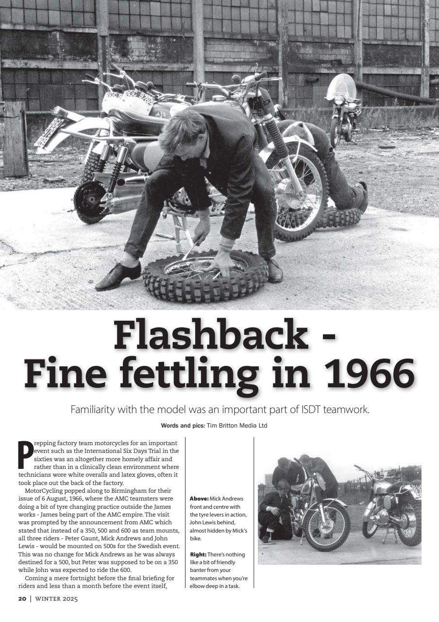 Classic Dirt Bike Preview Pages