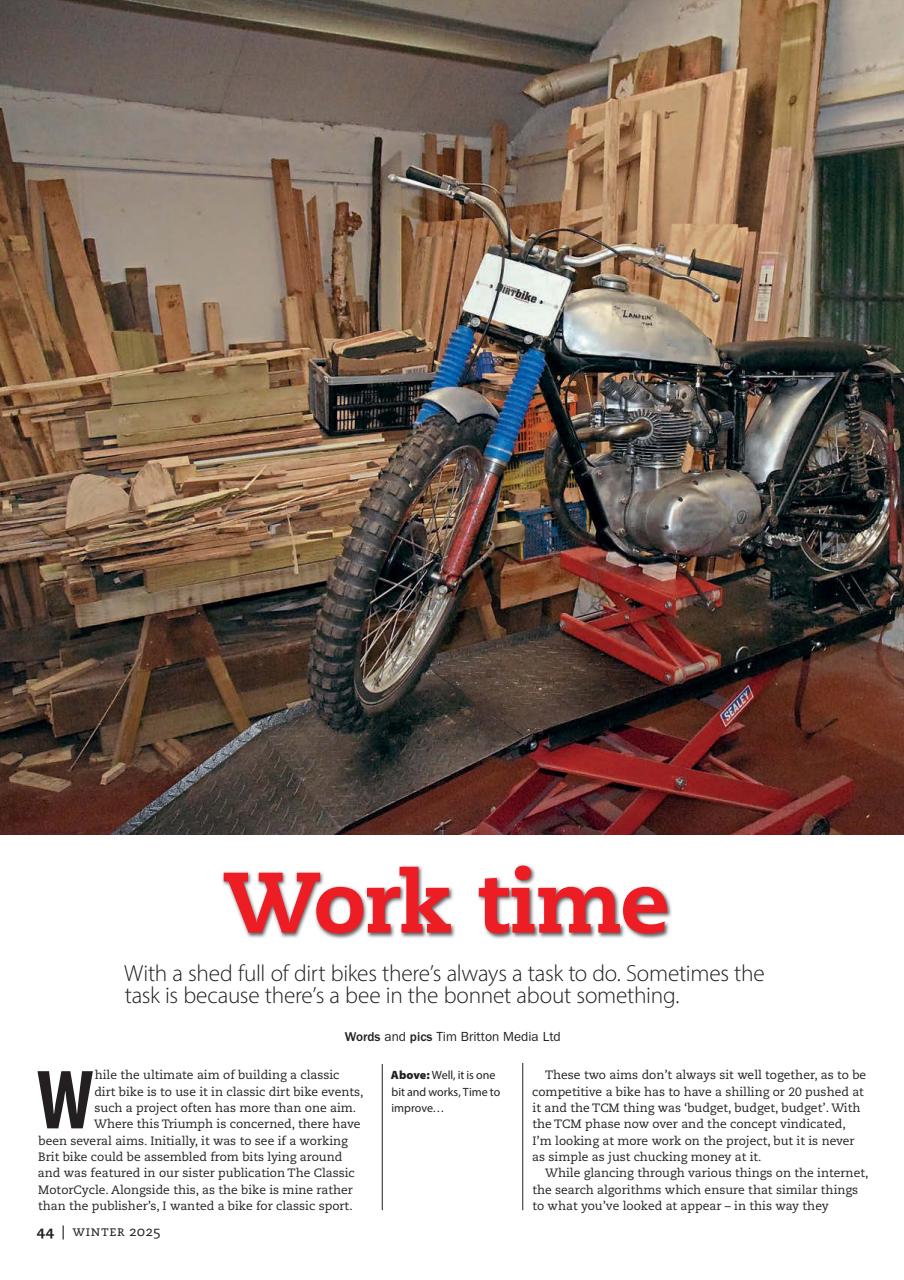 Classic Dirt Bike Preview Pages