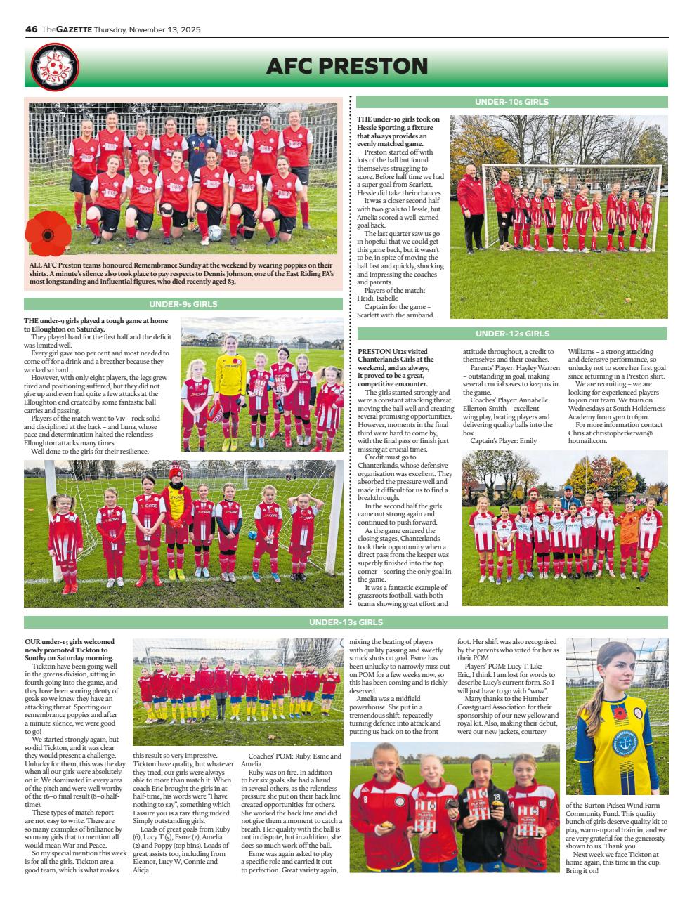 The Holderness & Hornsea Gazette Preview Pages