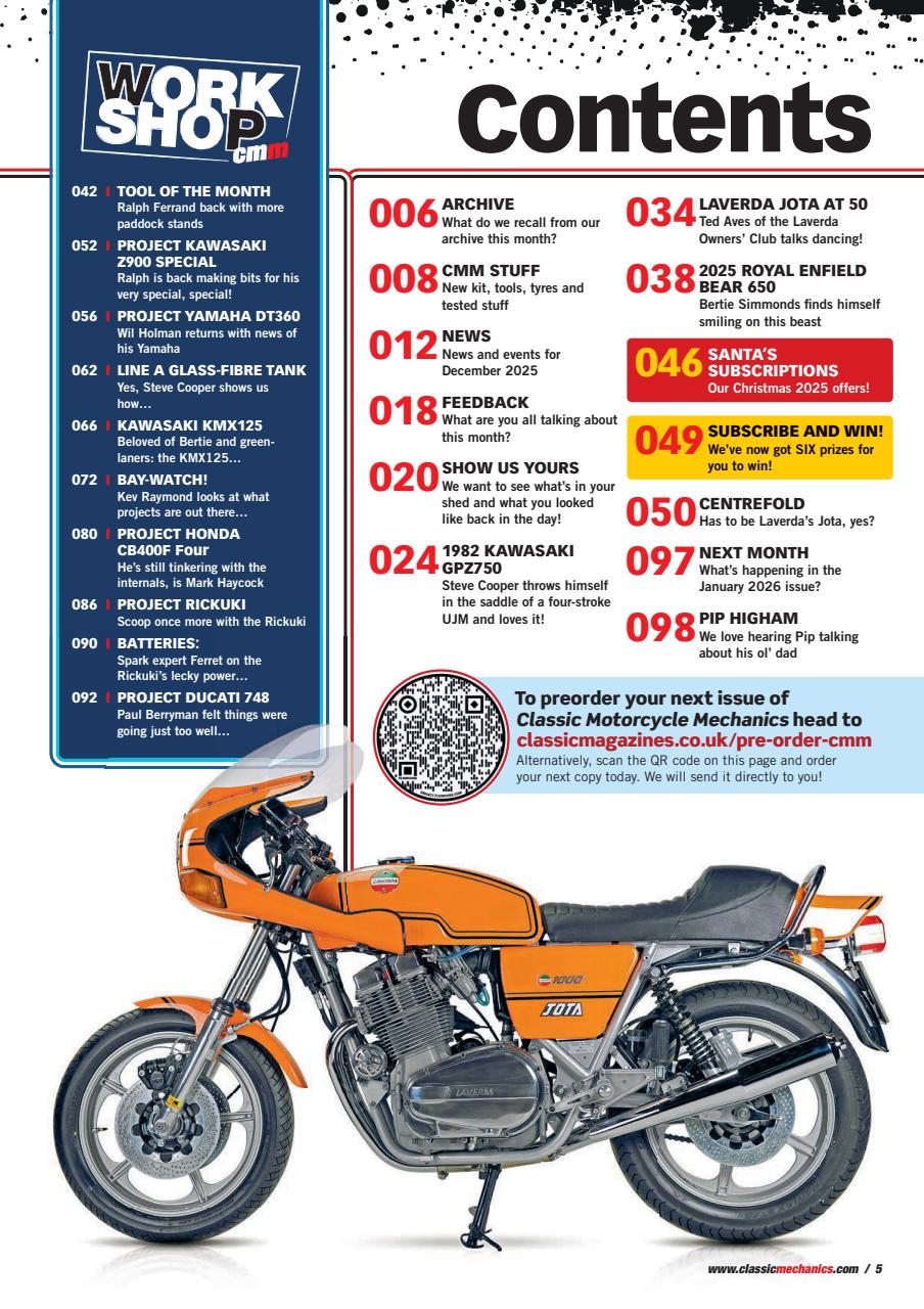 Classic Motorcycle Mechanics Preview Pages