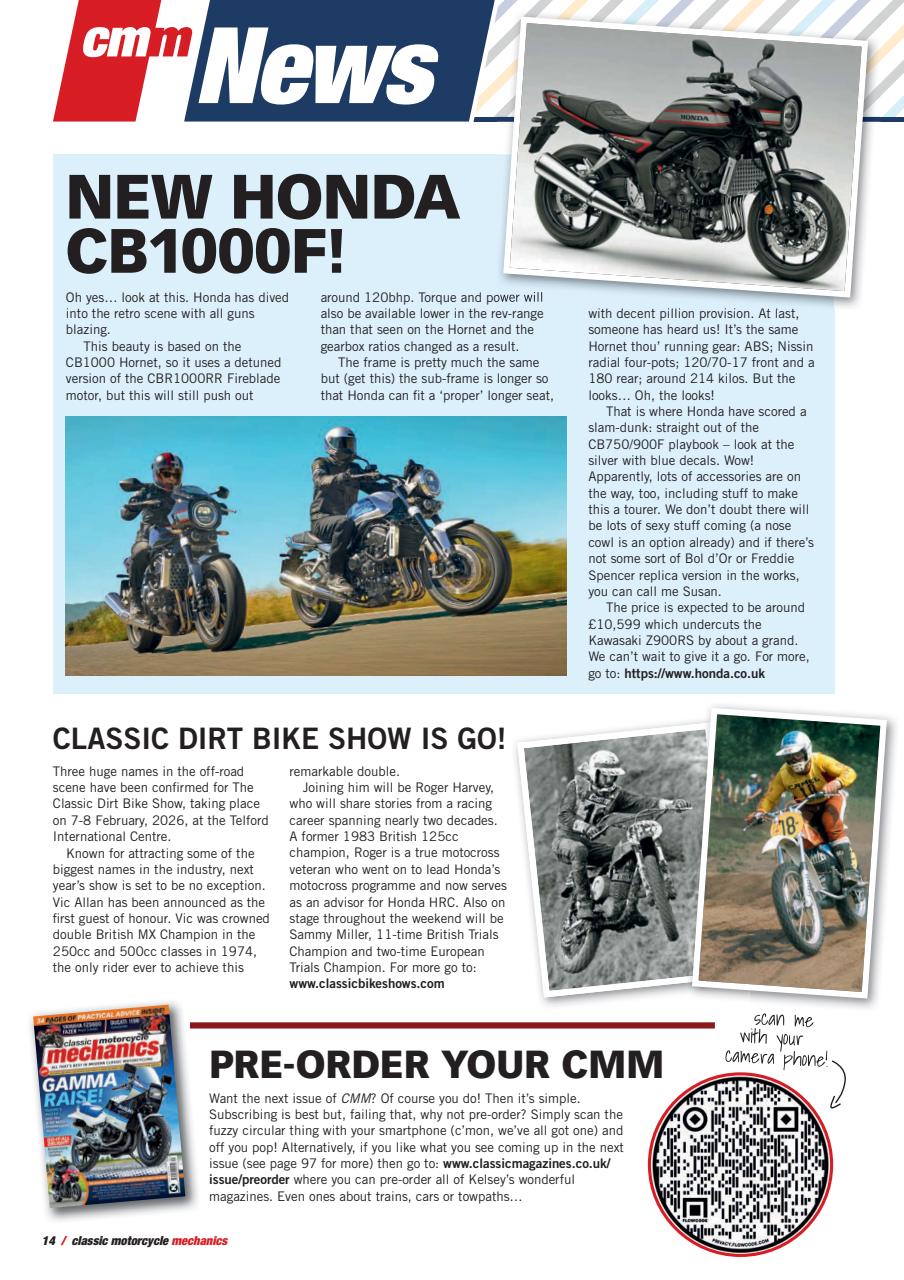 Classic Motorcycle Mechanics Preview Pages