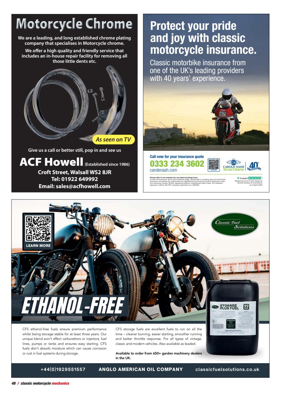 Classic Motorcycle Mechanics Preview Pages