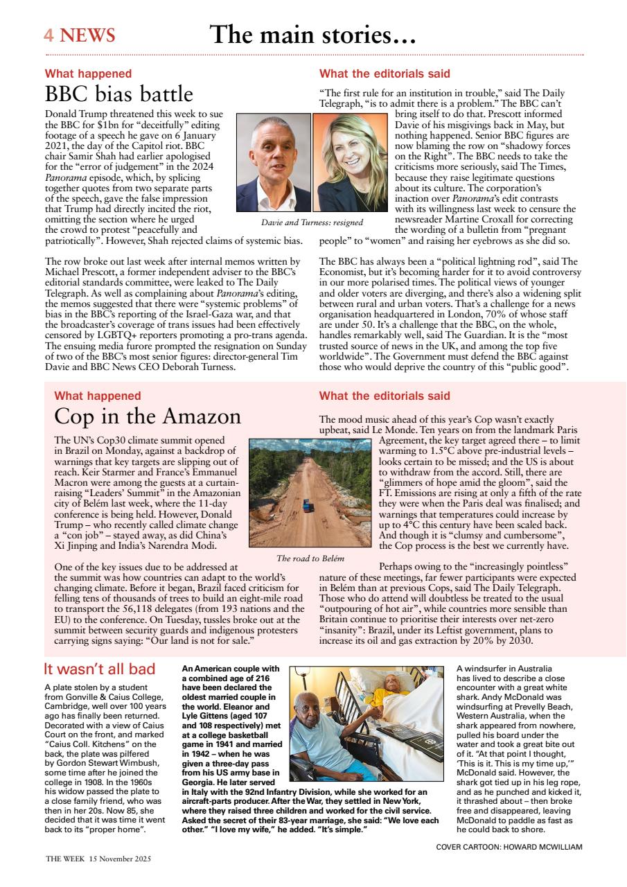 The Week Preview Pages