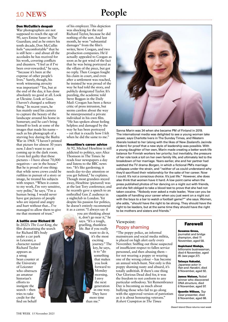 The Week Preview Pages