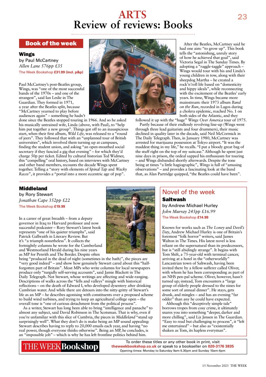 The Week Preview Pages